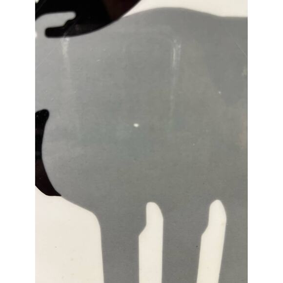 Taylor & Ng Ceramic Tile Moose Motif 9" Square Made in Japan Vintage 1980s - Picture 10 of 11